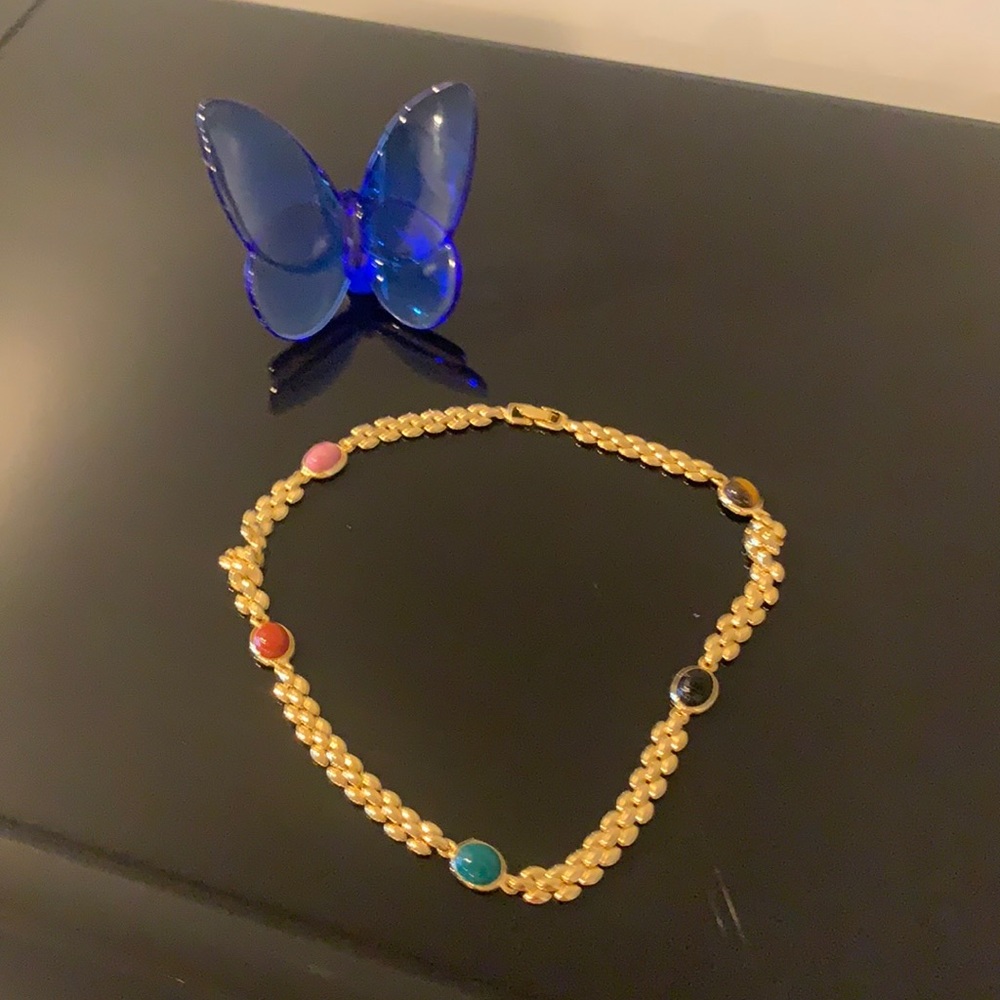 Colorful vintage style necklace